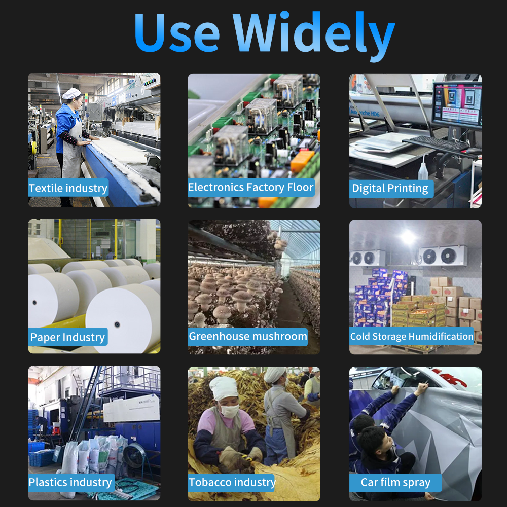 Large Capacity 56KG/h Ultrasonic Version Commercial Humidifier for Outdoor Agriculture Hotels Greenhouse Industrial Use