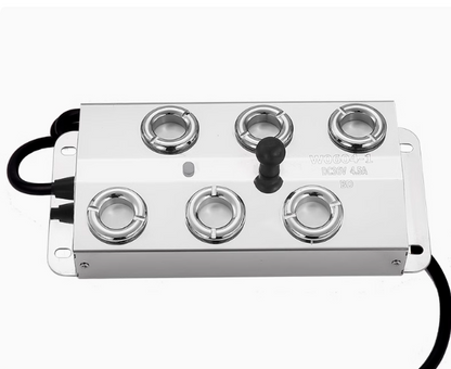 4 Head Ultrasonic Atomizer Fogger Mist Maker for Aquarium Rockery Fountain Landscape Mushroom