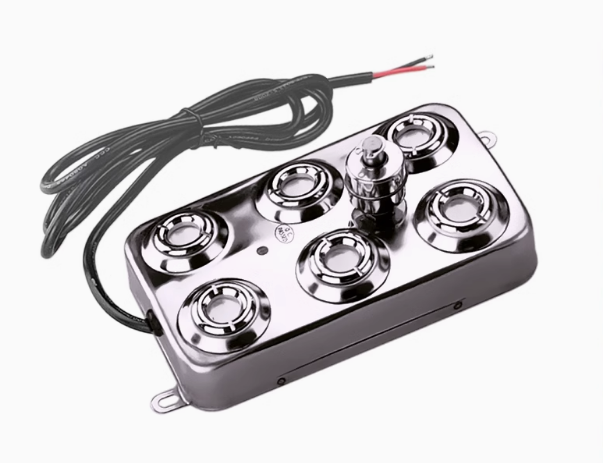 4 Head Ultrasonic Atomizer Fogger Mist Maker for Aquarium Rockery Fountain Landscape Mushroom