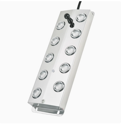 Ultrasonic Mist Maker 10 Heads, Ultrasonic Fogger Pond Fogger Waterproof Power Supply, Perfect for Pond, Greenhouse, Rockery, Lawn, Halloween Decoration