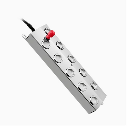 Ultrasonic Mist Maker 10 Heads, Ultrasonic Fogger Pond Fogger Waterproof Power Supply, Perfect for Pond, Greenhouse, Rockery, Lawn, Halloween Decoration