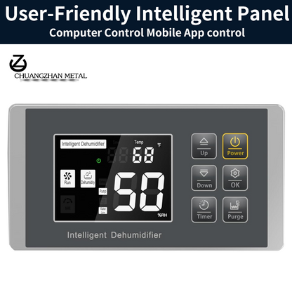 138L/D Commercial Dehumidifier with Intellint Humidity Control New Condition Large Capacity for Suitable Large Rooms